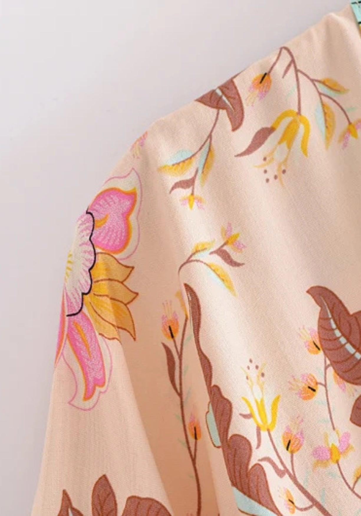 Kimono Bunt Kurz