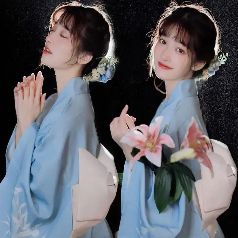 Kimono Damen Einfarbig