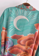 Kimono Damen Türkis