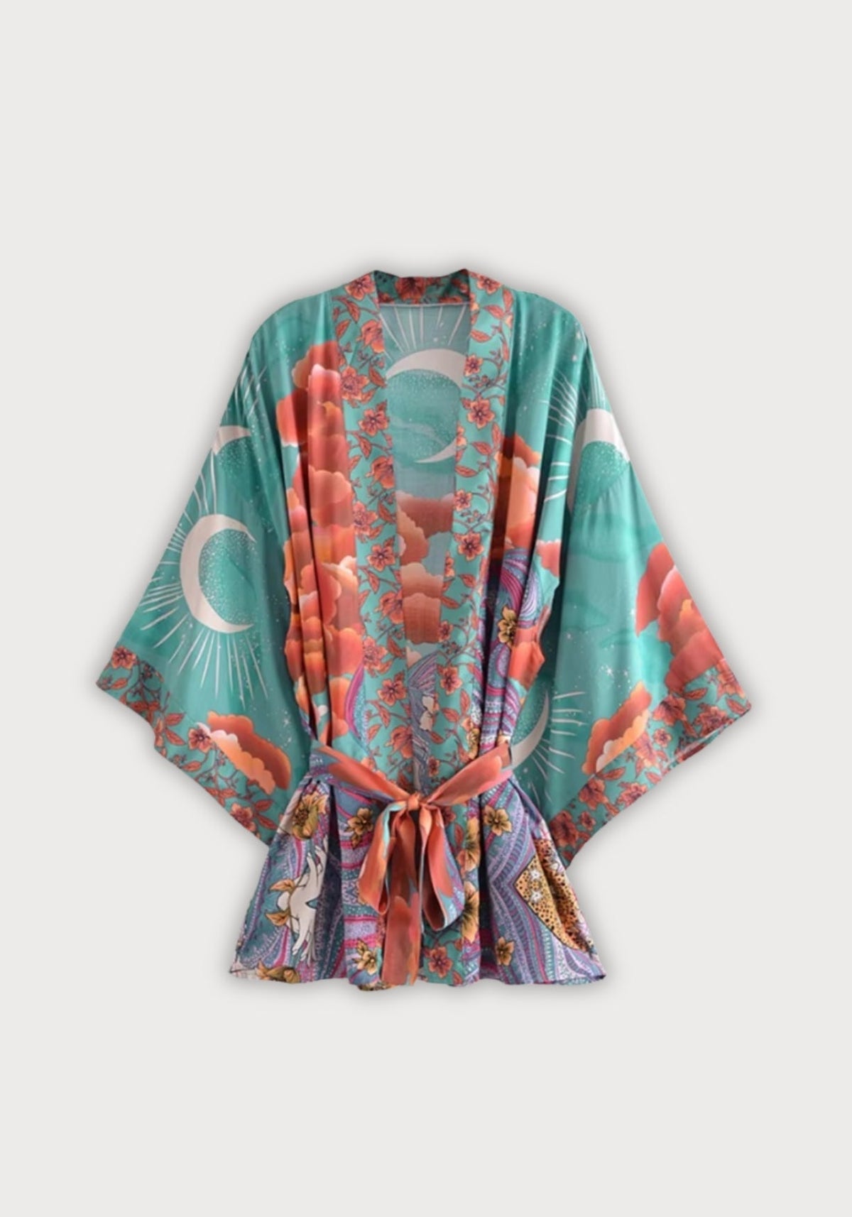 Kimono Damen Türkis