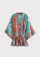 Kimono Damen Türkis