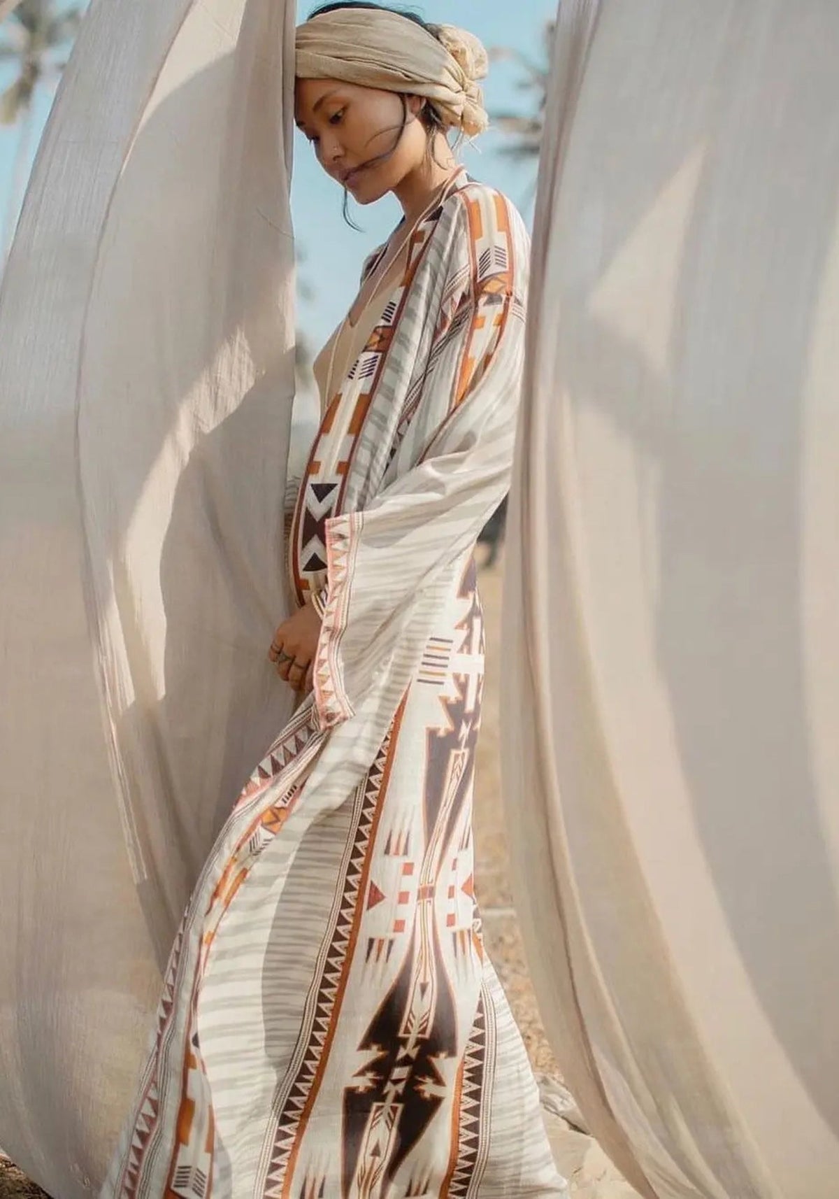 Kimono Gestreift