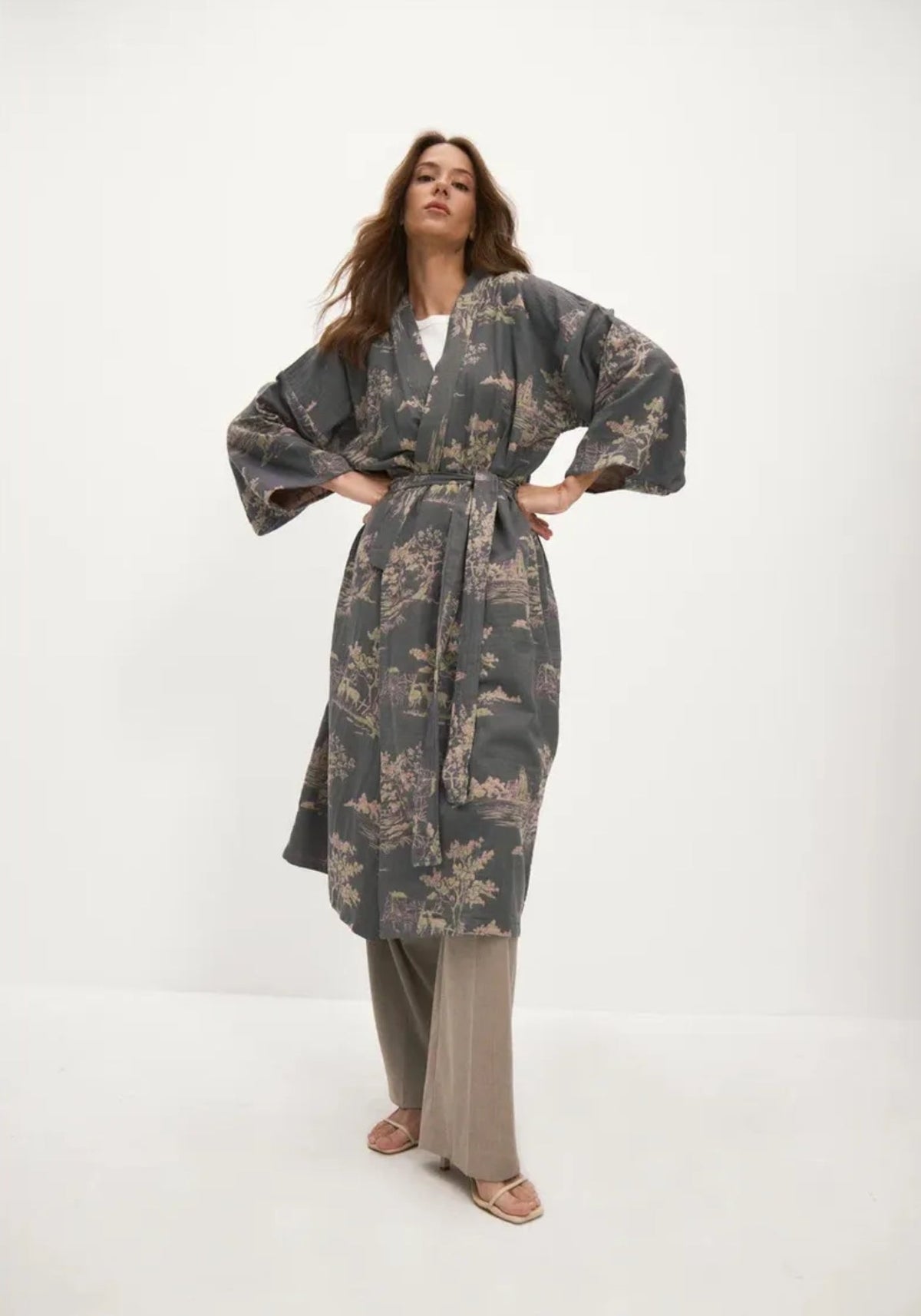 Kimono Grau