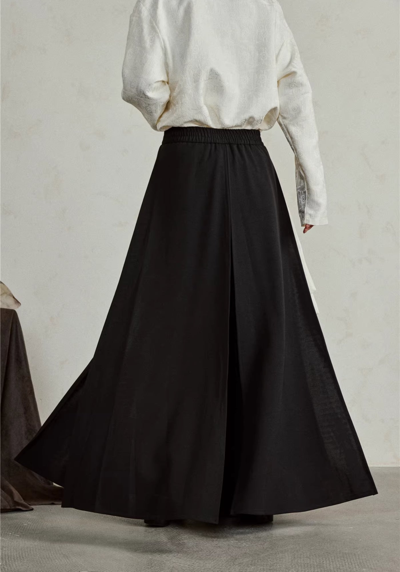 Kimono-Hose Schwarz | Hōbi