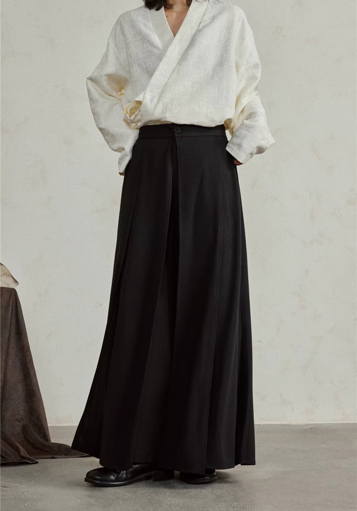 Kimono-Hose Schwarz | Hōbi