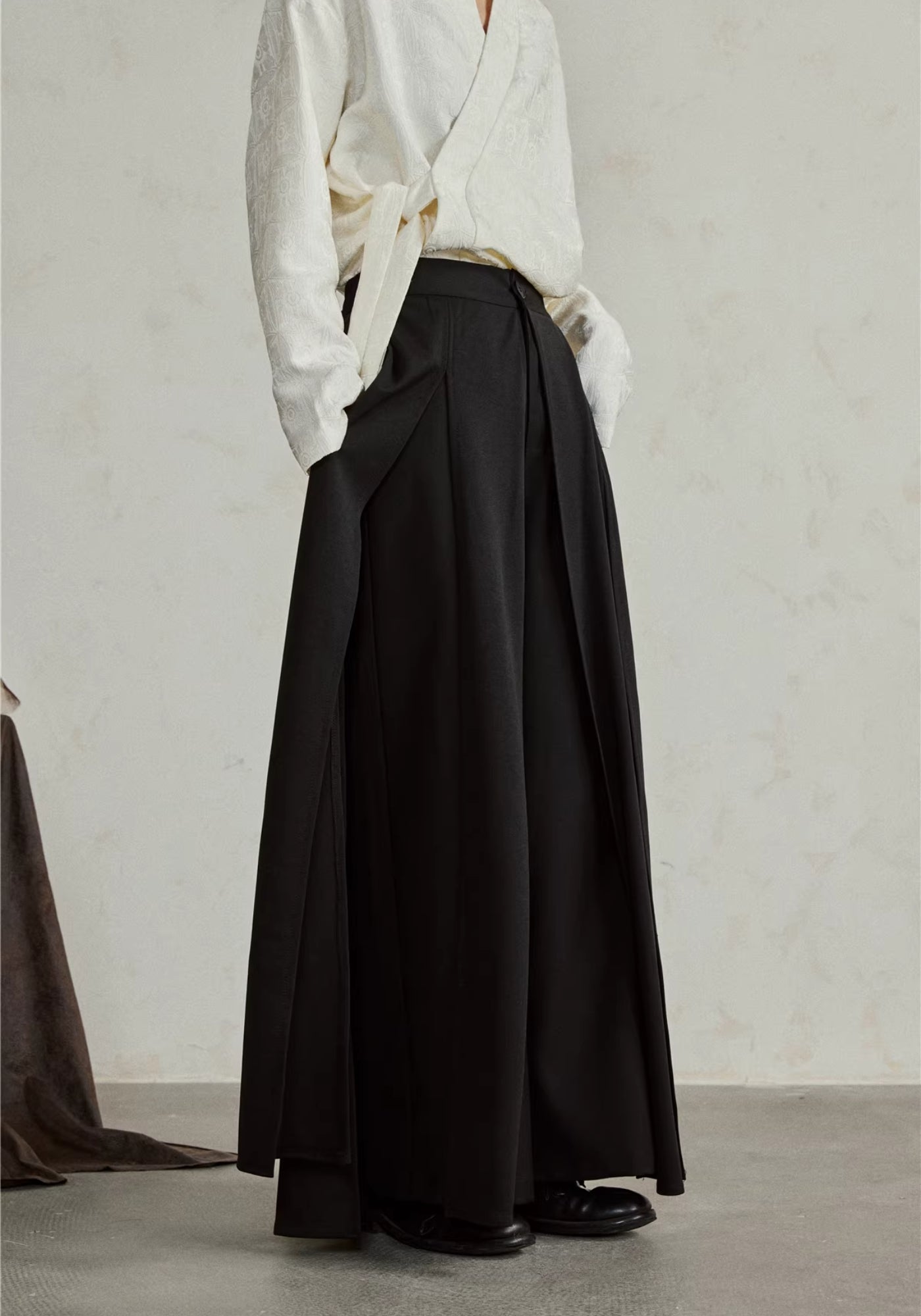 Kimono-Hose Schwarz | Hōbi