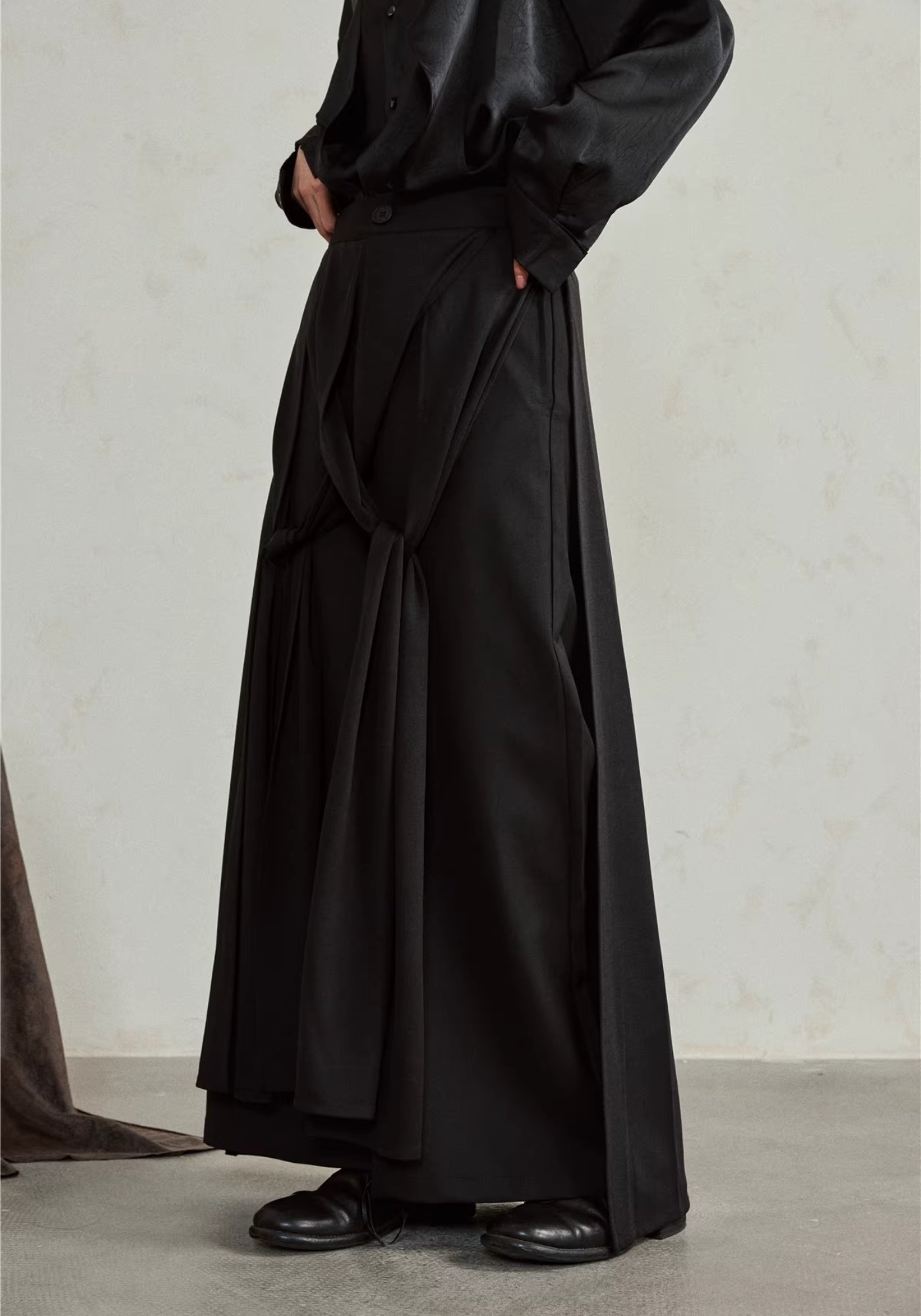 Kimono-Hose Schwarz | Hōbi