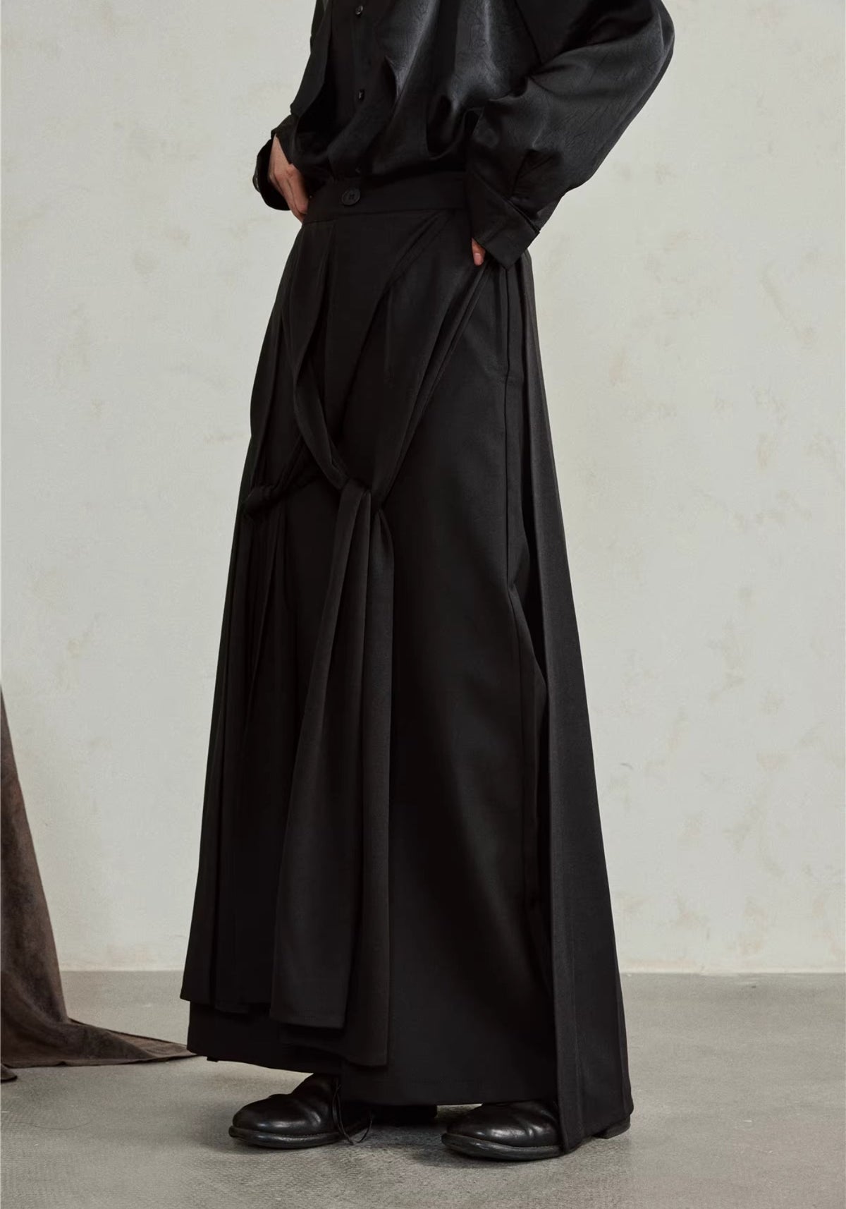 Kimono-Hose Schwarz | Hōbi