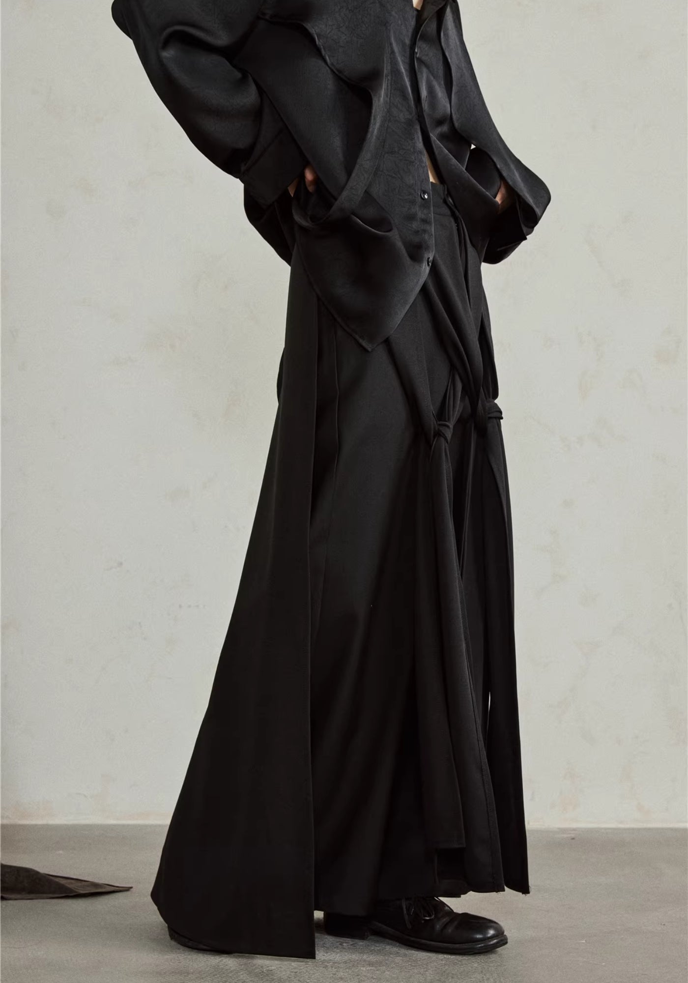 Kimono-Hose Schwarz | Hōbi
