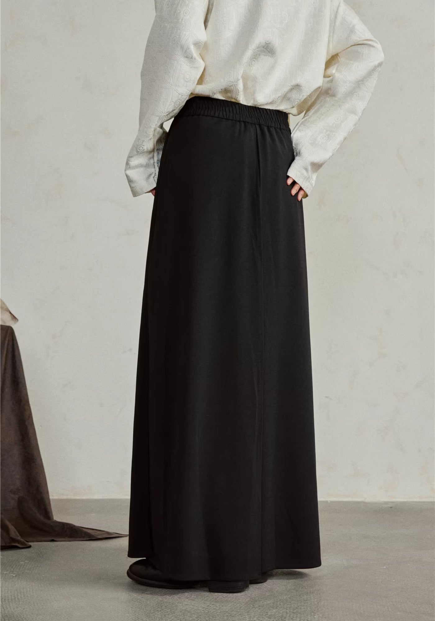 Kimono-Hose Schwarz | Hōbi
