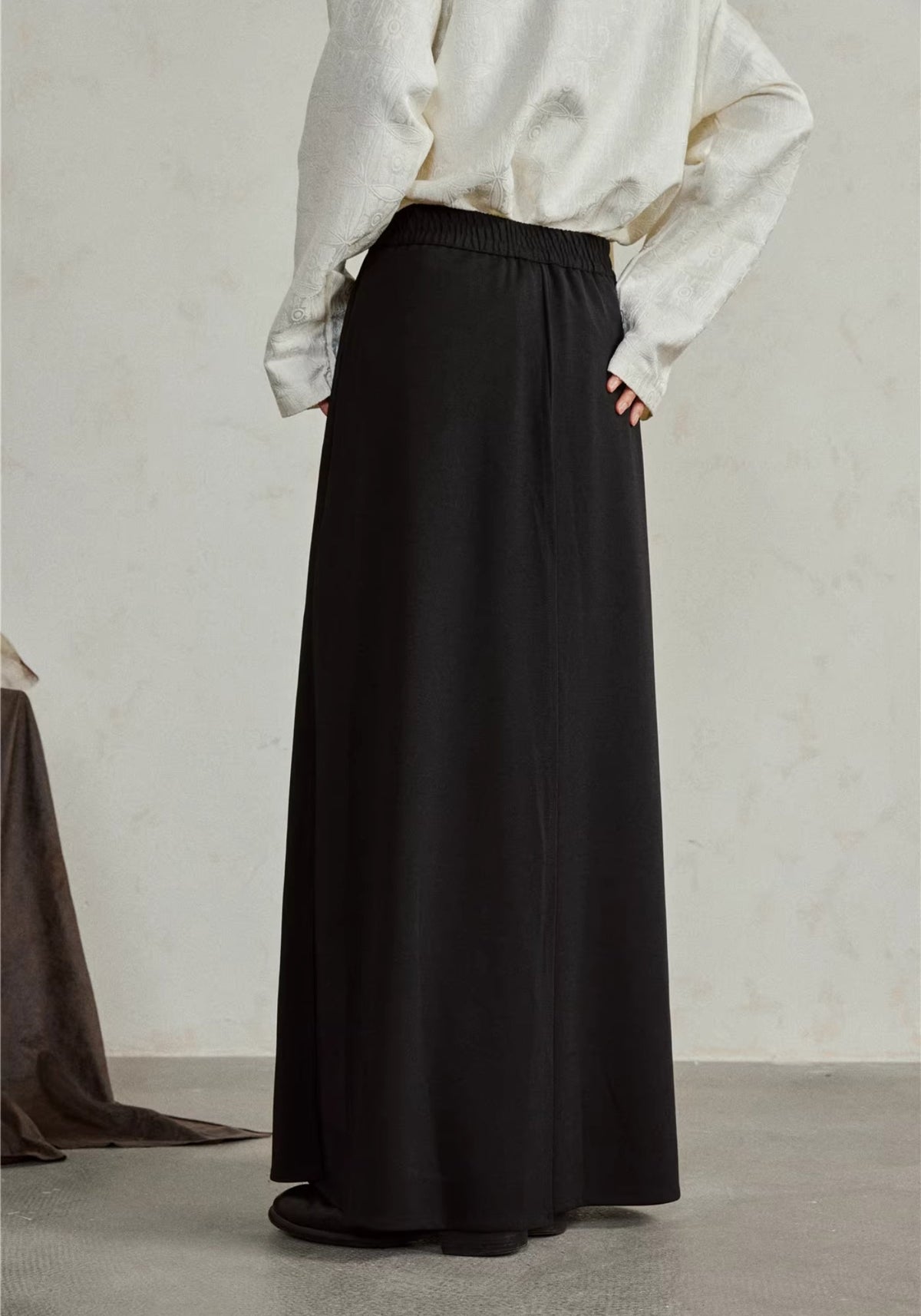 Kimono-Hose Schwarz | Hōbi