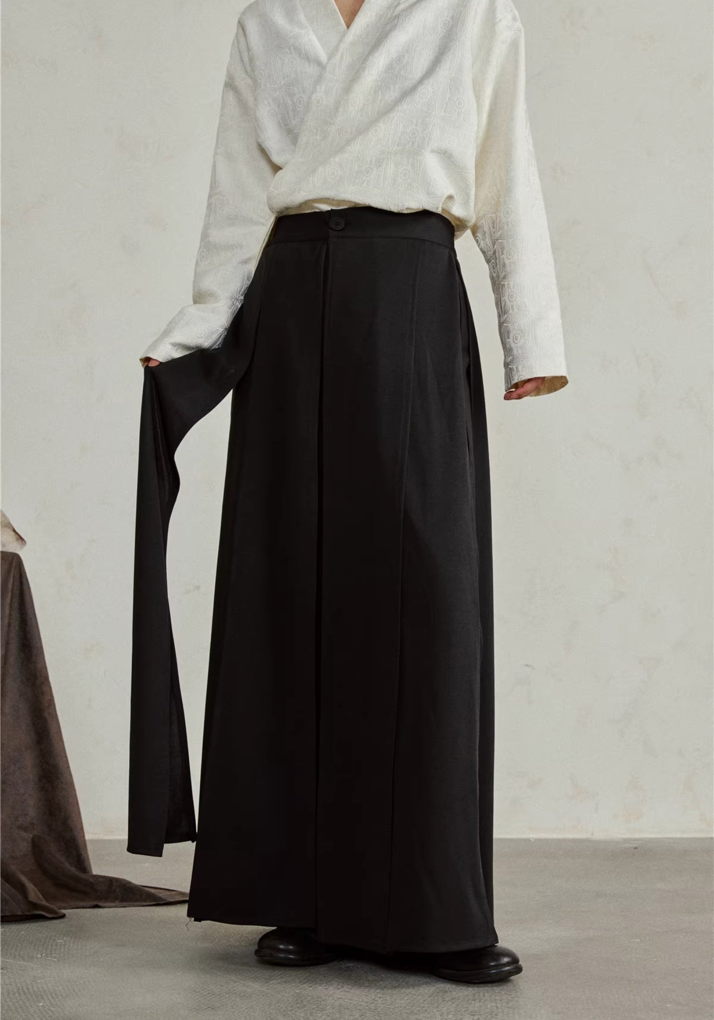 Kimono-Hose Schwarz | Hōbi