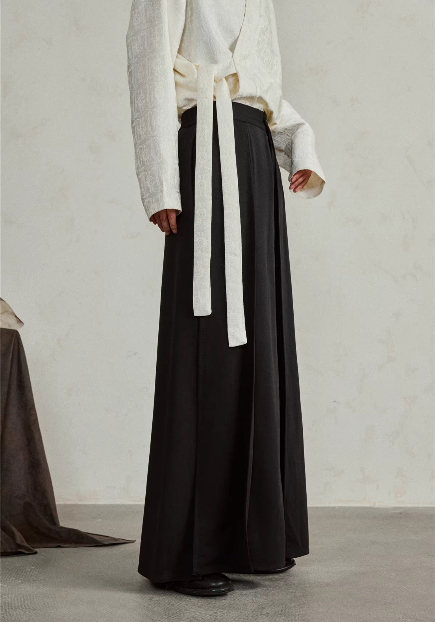 Kimono-Hose Schwarz | Hōbi