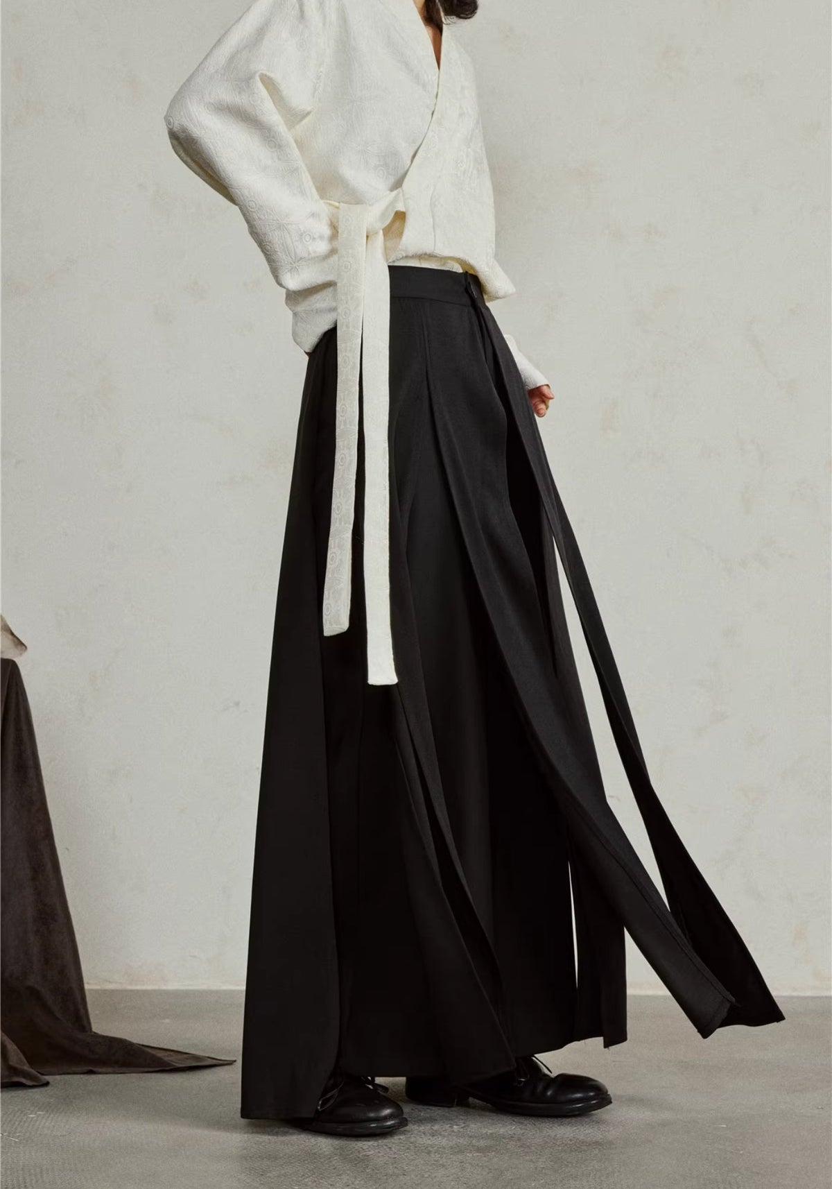 Kimono-Hose Schwarz | Hōbi