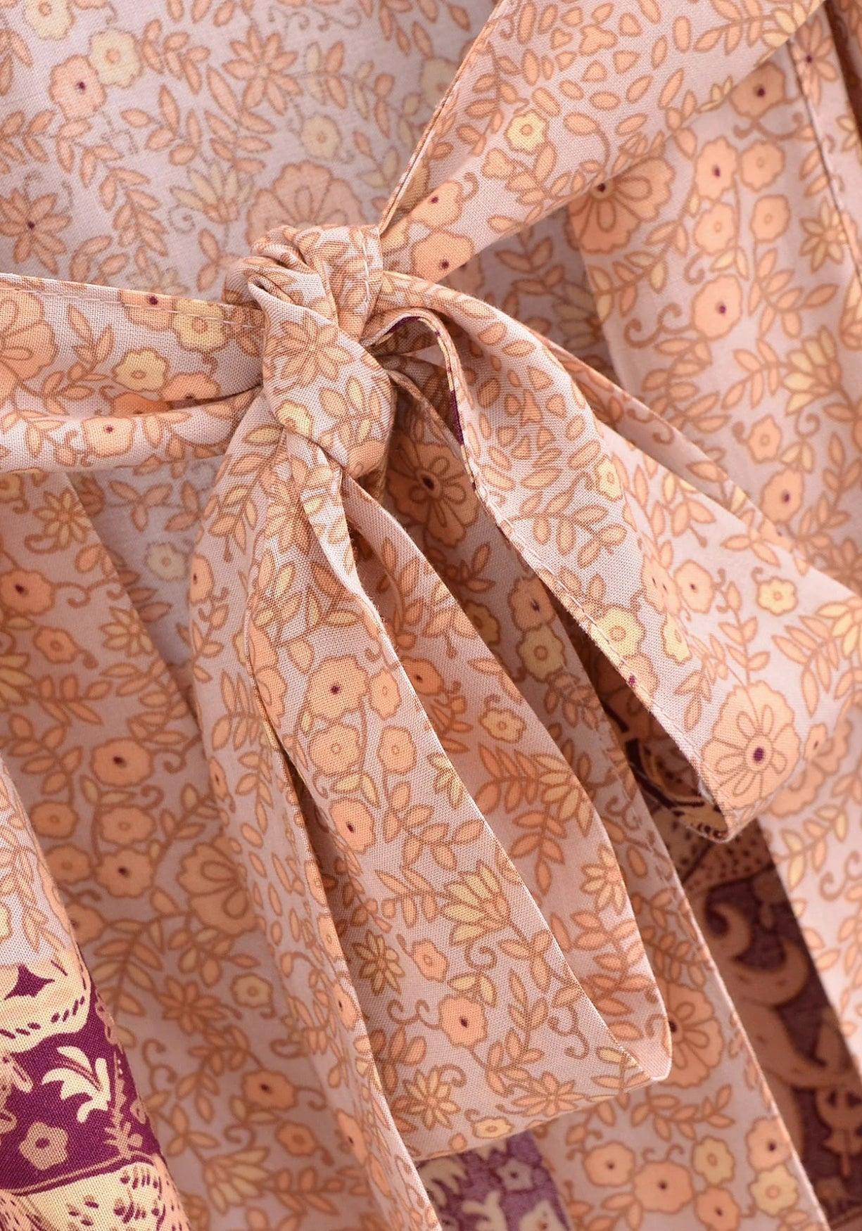 Kimono Jacke Kurz Viskose