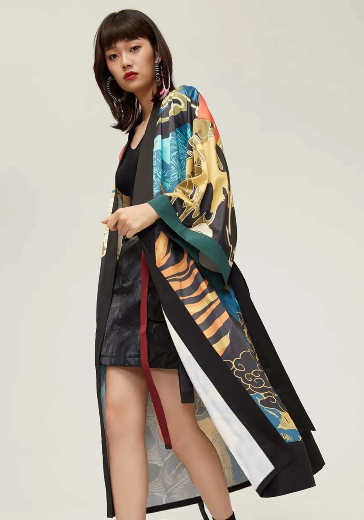 Kimono Jacke Lang