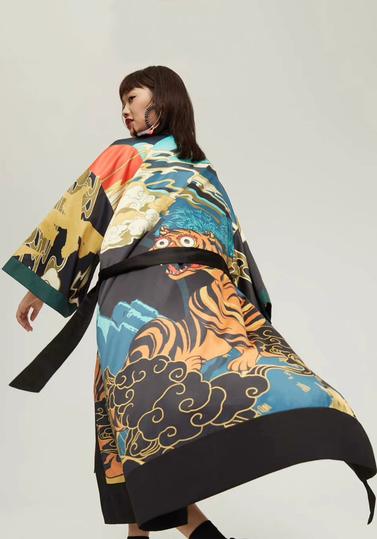 Kimono Jacke Lang
