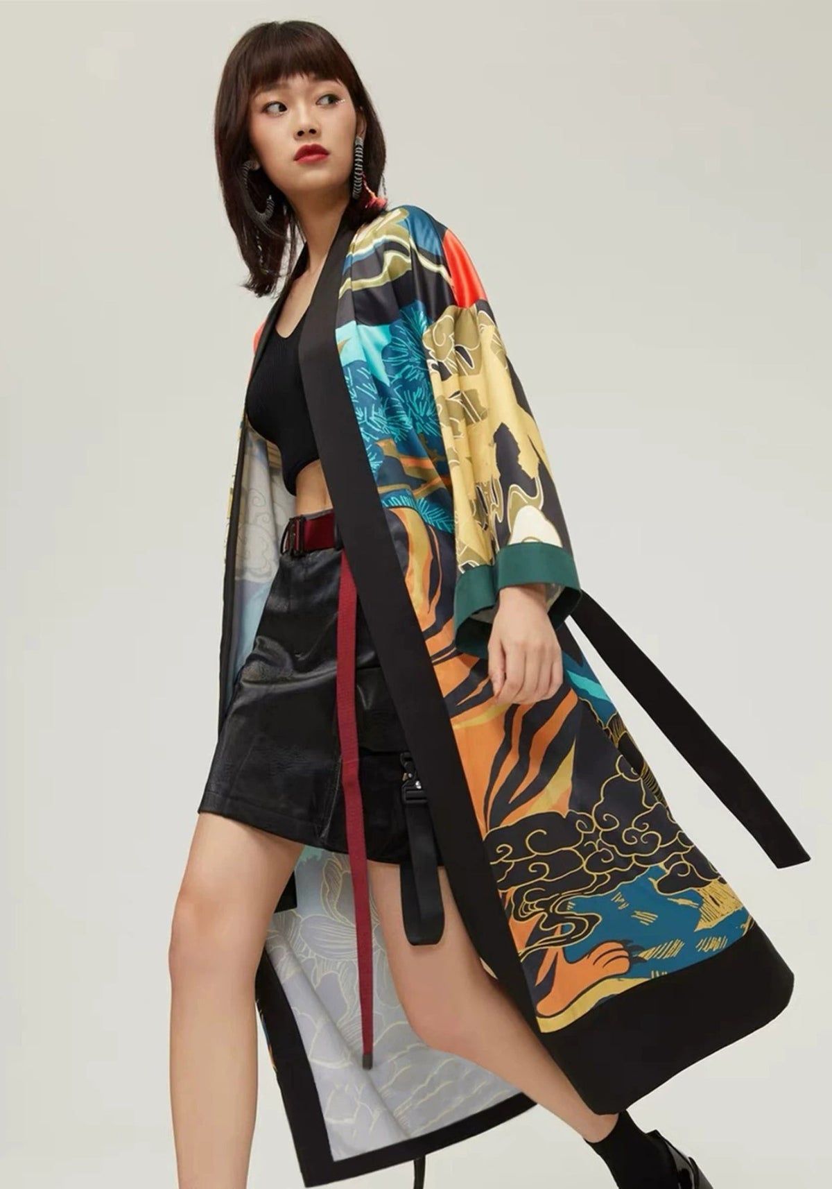 Kimono Jacke Lang
