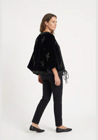 Kimono Jacke Schwarz