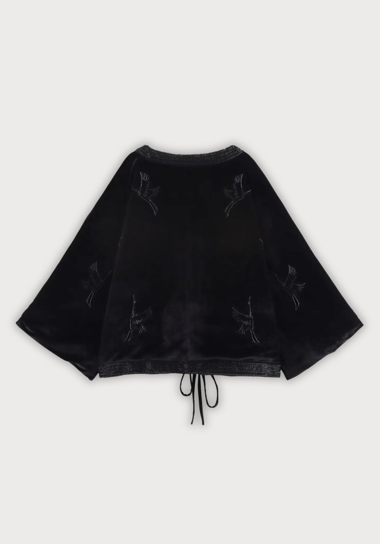 Kimono Jacke Schwarz