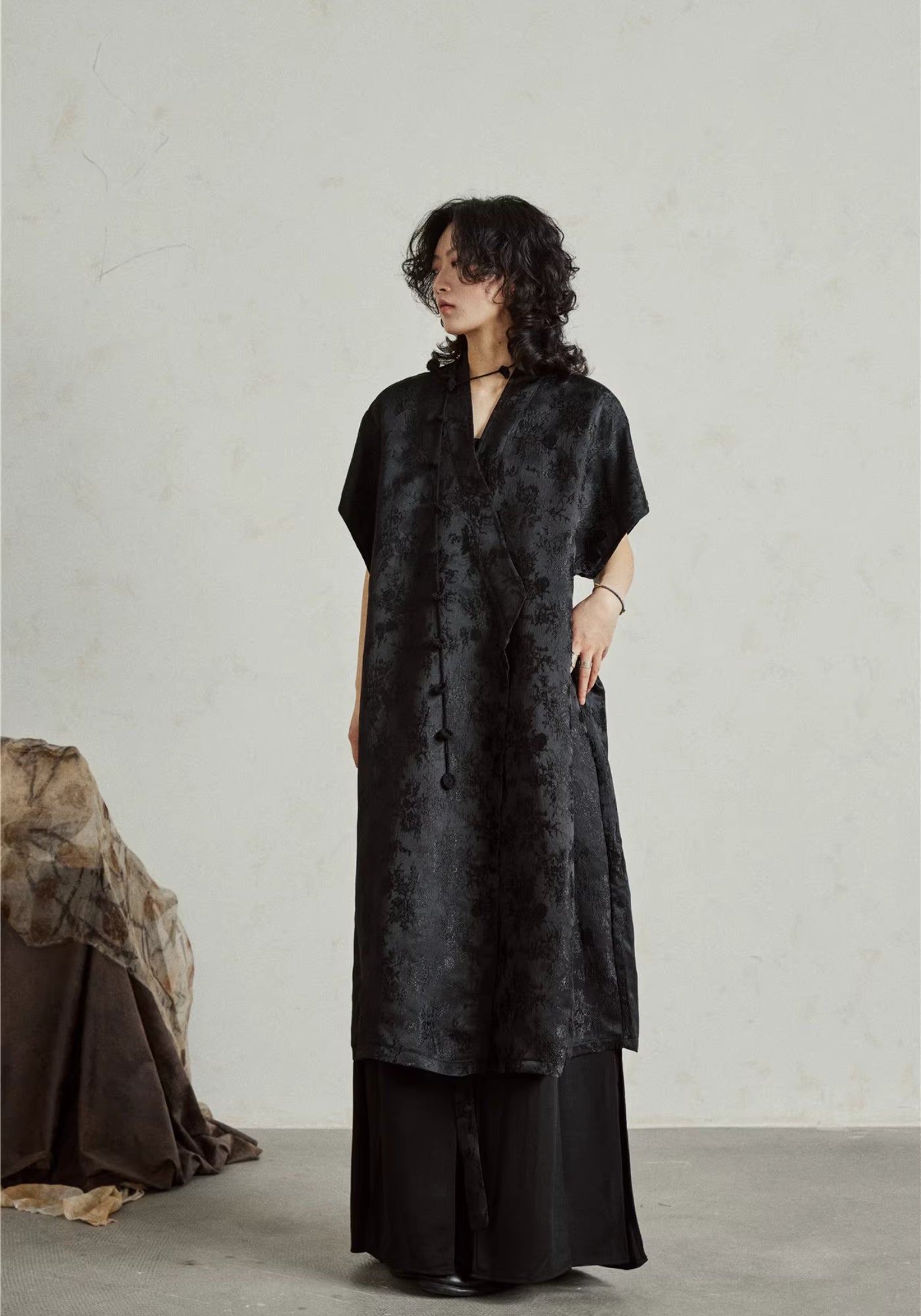 Kimono Kleid Midi