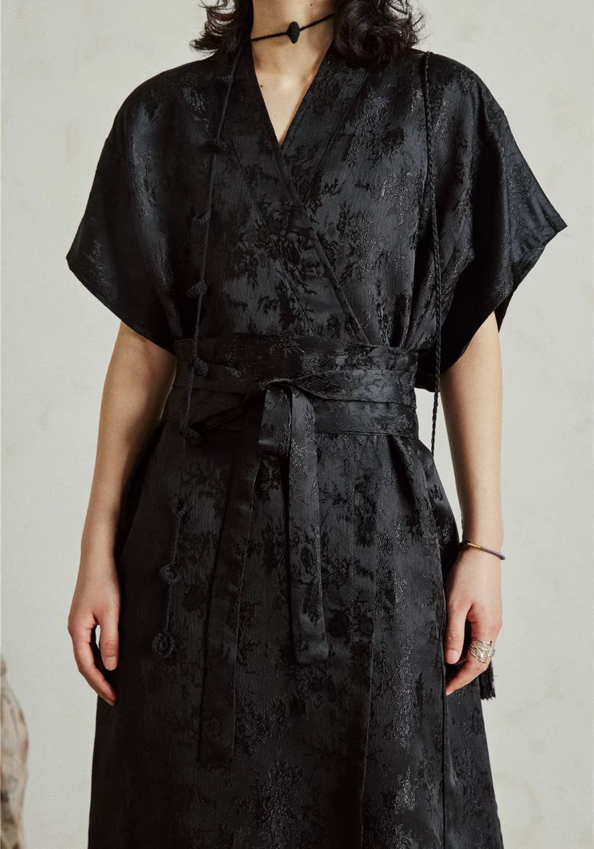 Kimono Kleid Midi