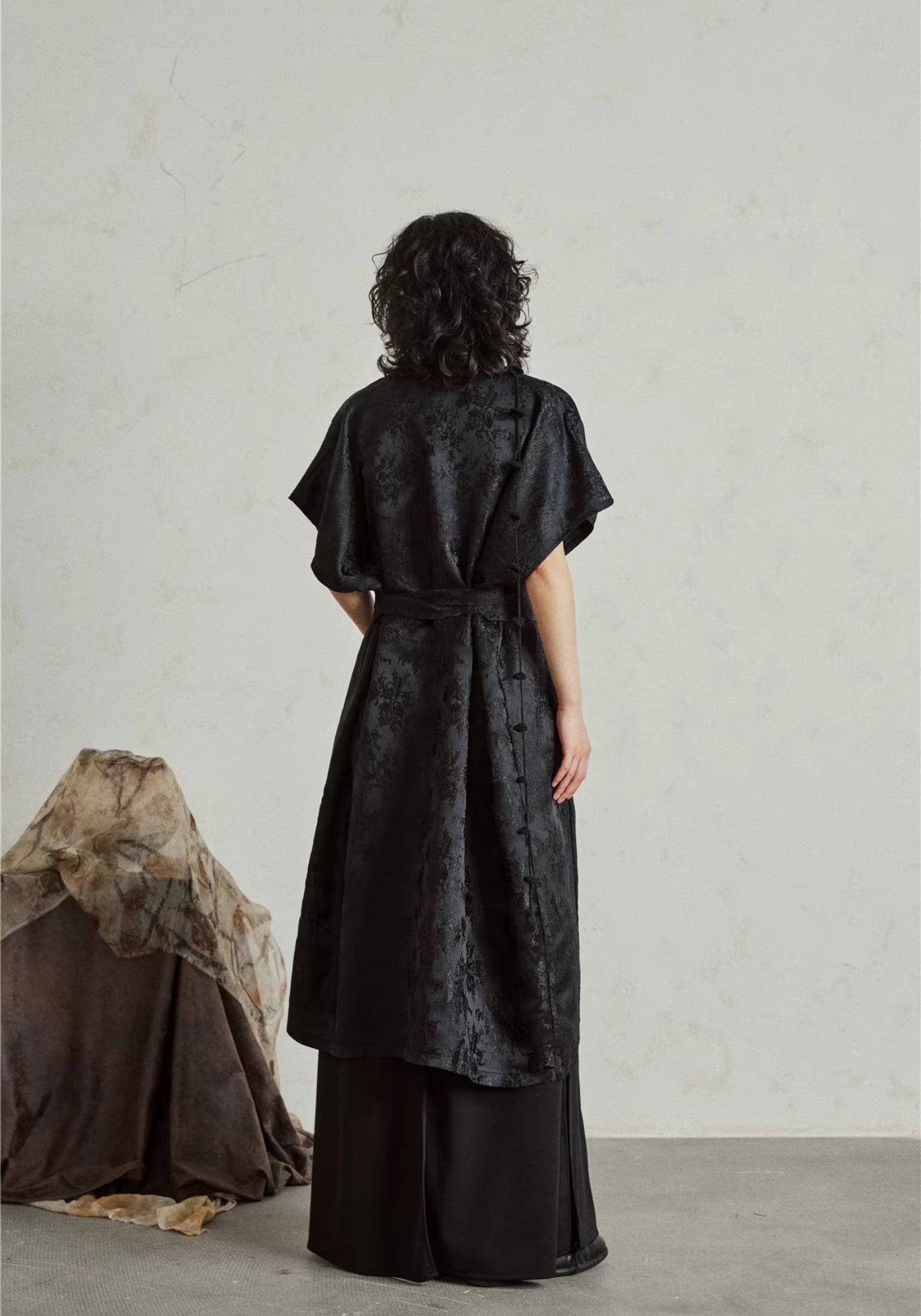 Kimono Kleid Midi