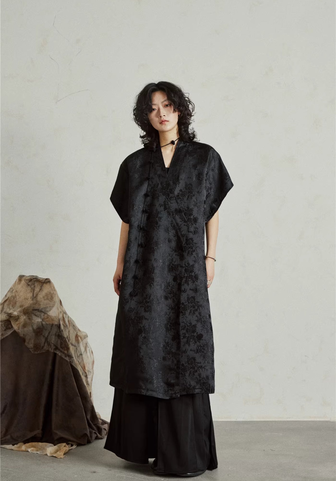 Kimono Kleid Midi