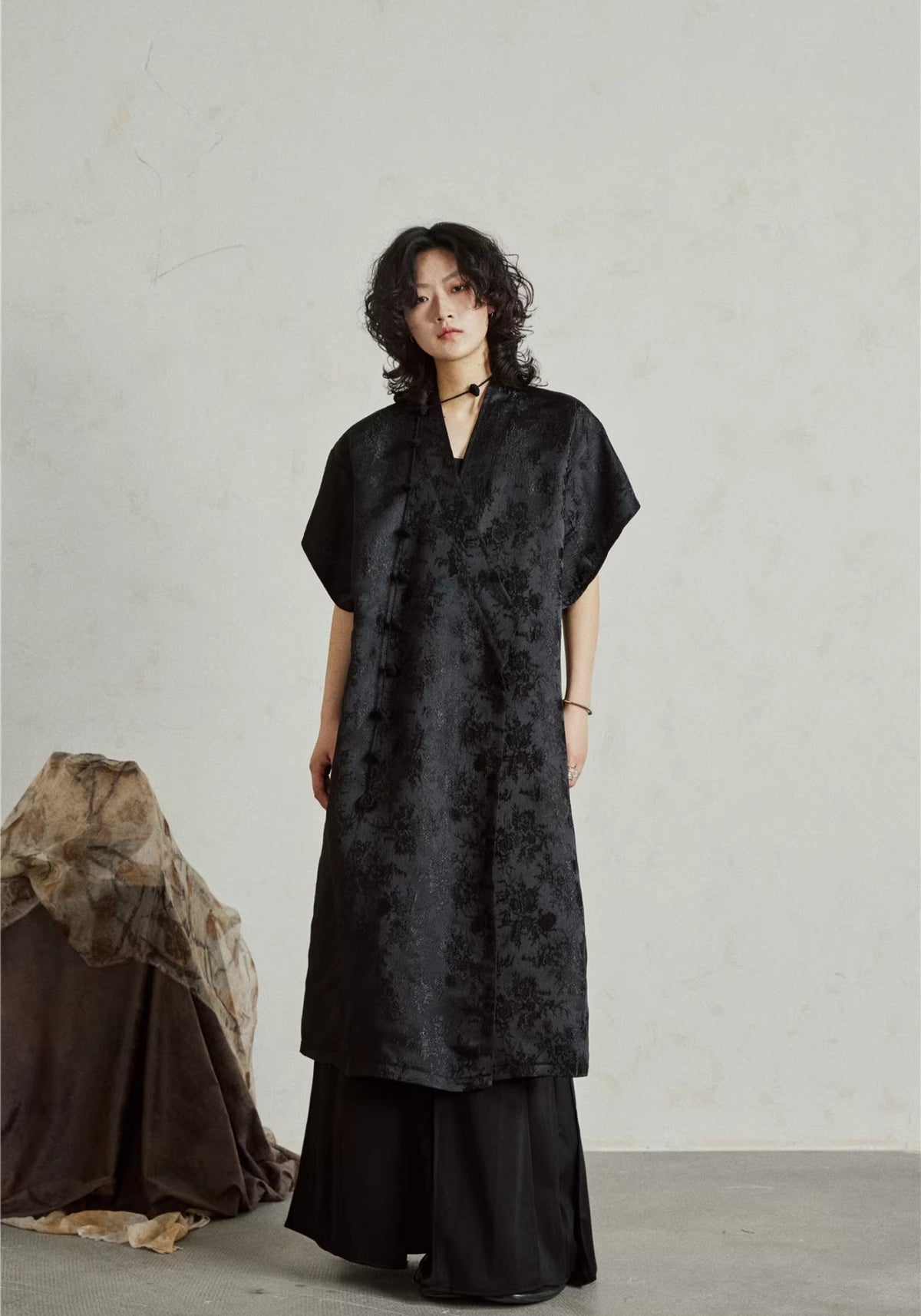 Kimono Kleid Midi