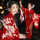 Kimono Kleid Rot