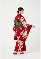 Kimono Kleid Rot