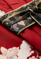 Kimono Kleid Rot