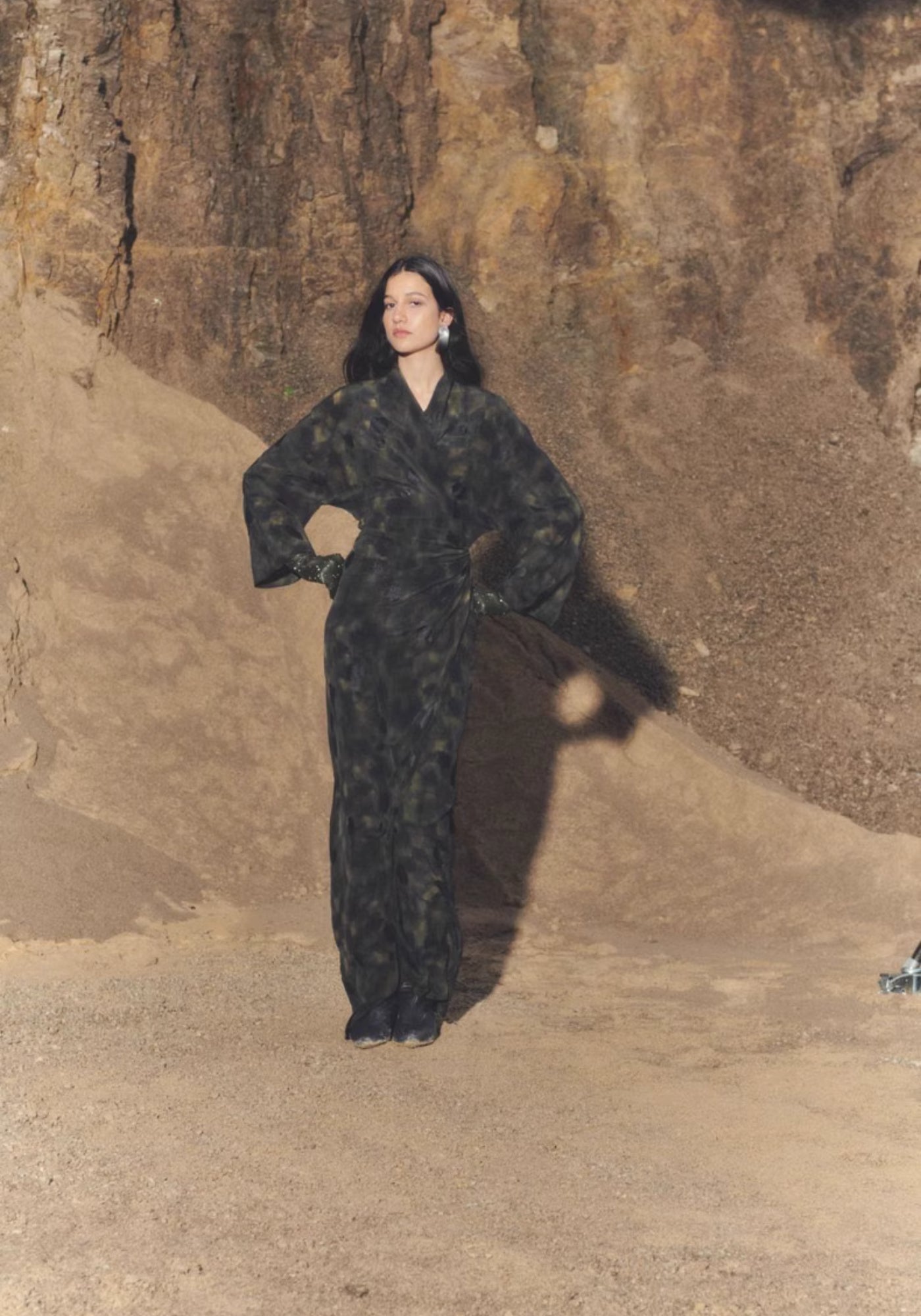 Kimono Kleid Seide