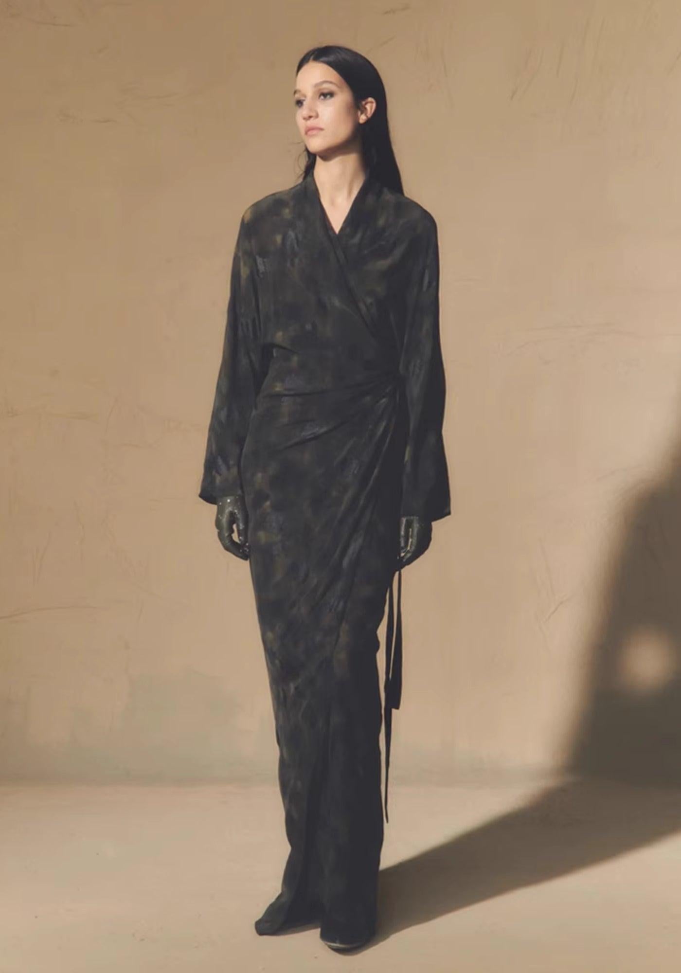 Kimono Kleid Seide