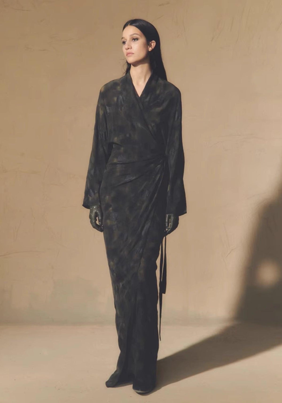 Kimono Kleid Seide