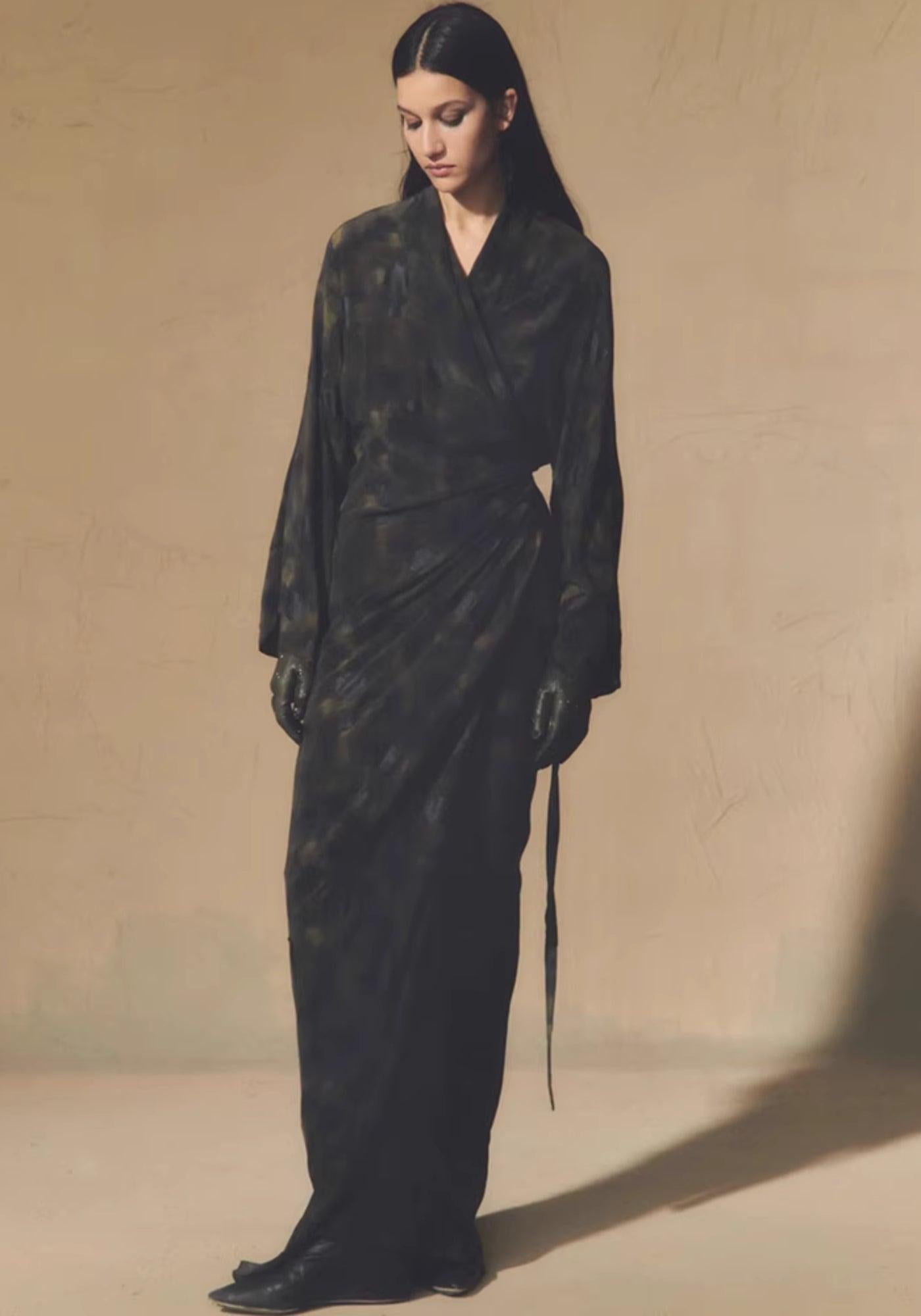 Kimono Kleid Seide