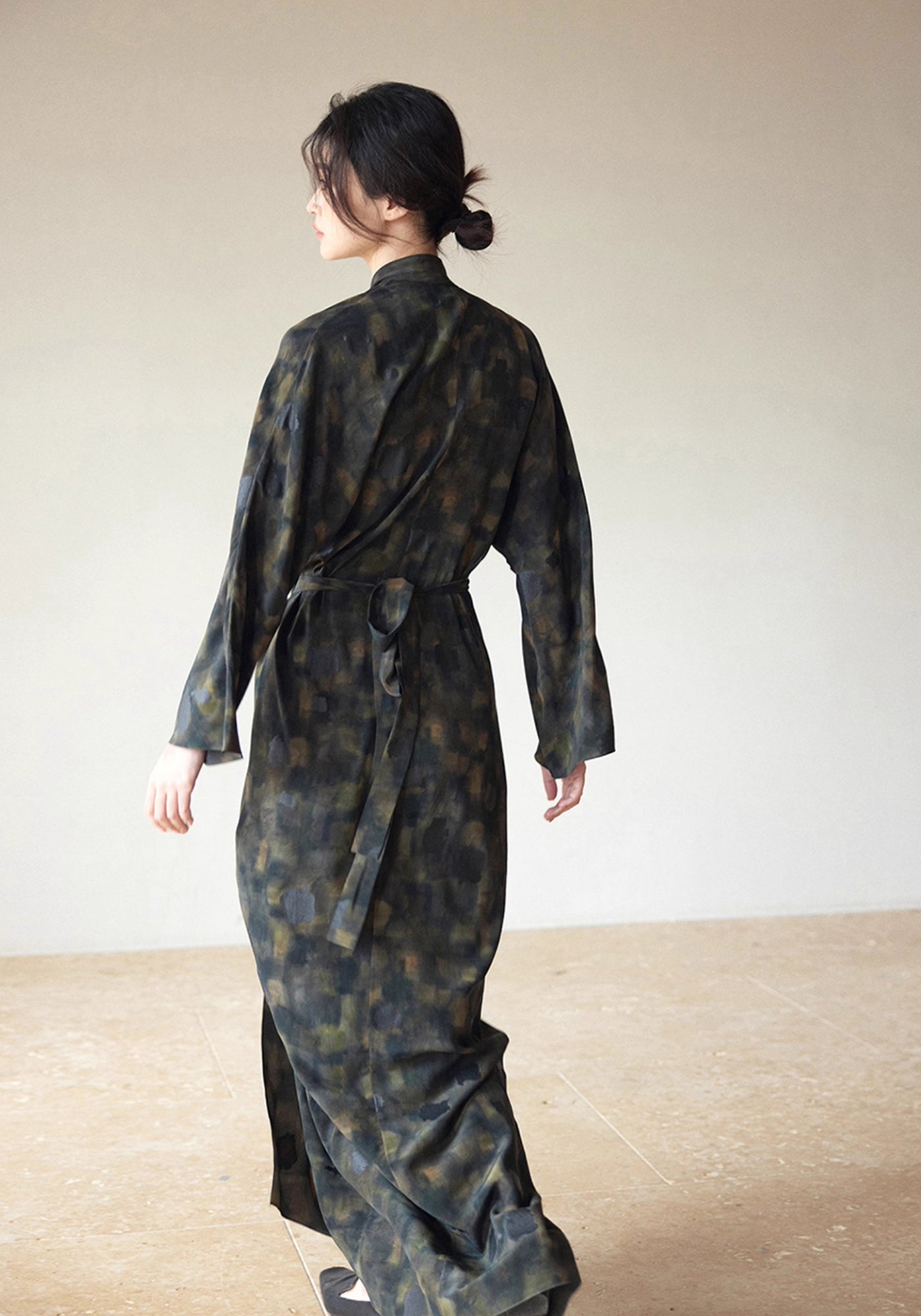 Kimono Kleid Seide
