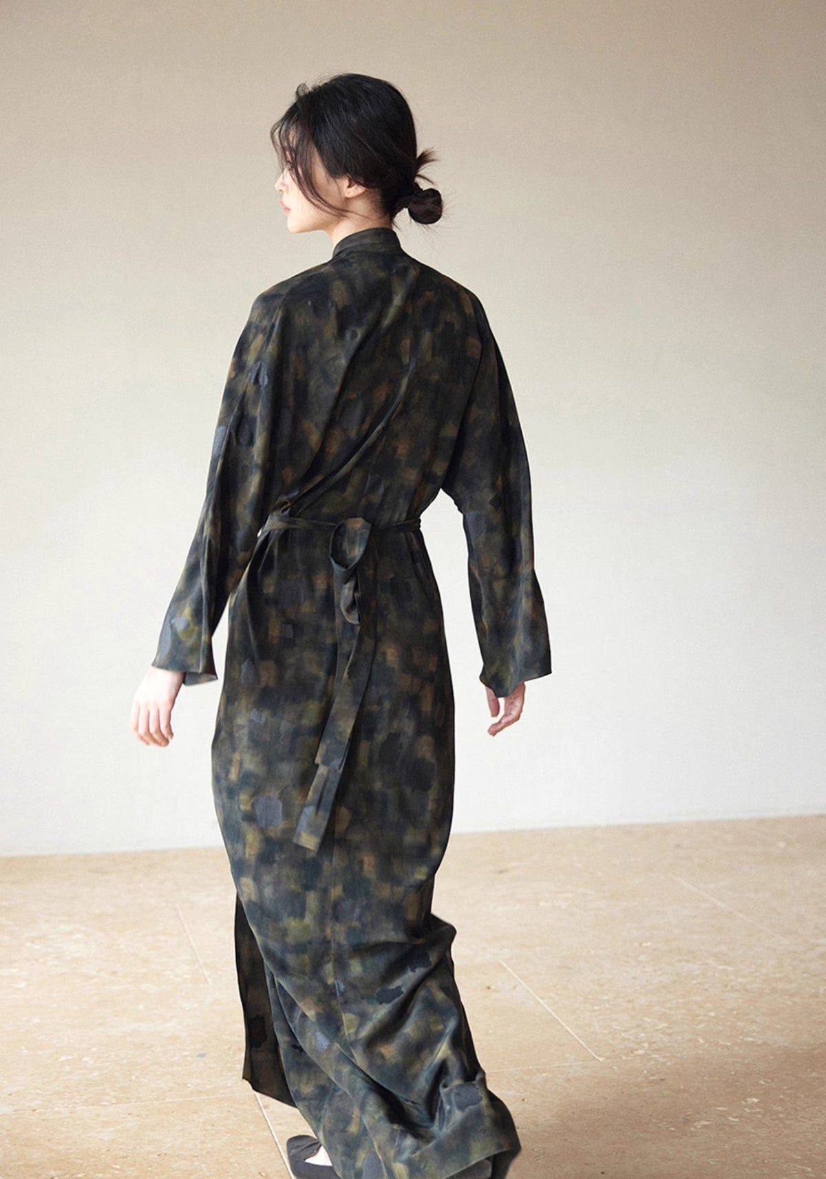 Kimono Kleid Seide
