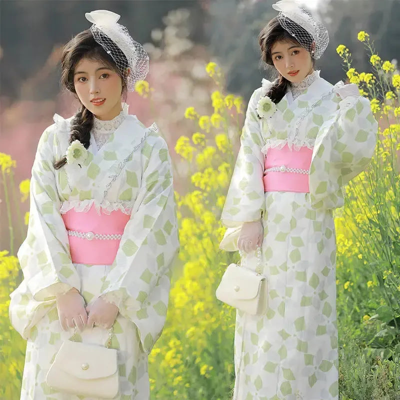 Kimono Kleid Weiß