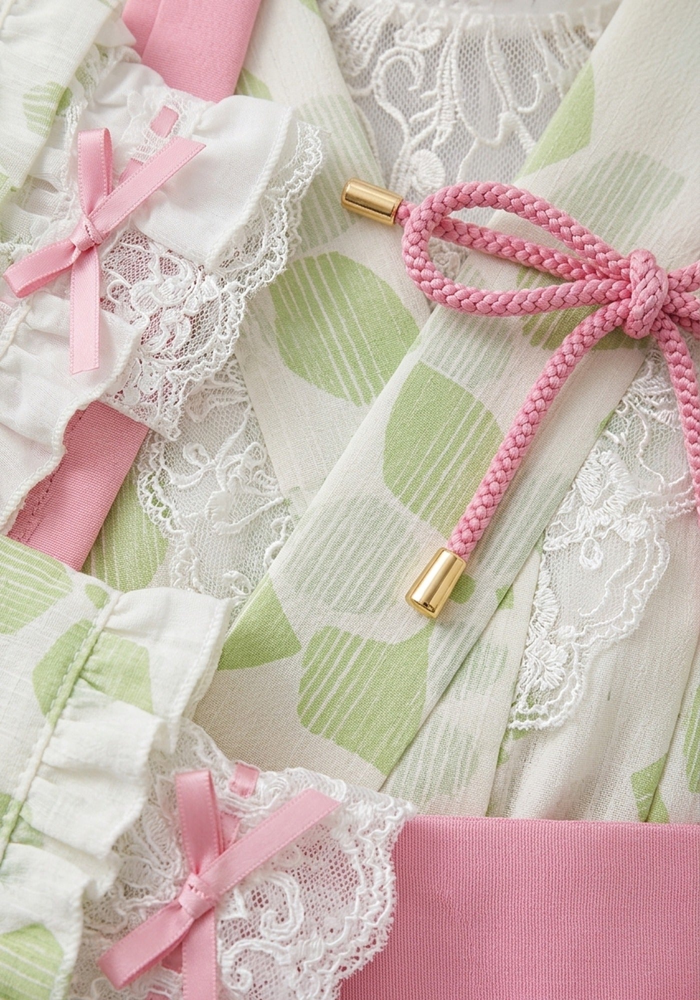 Kimono Kleid Weiß