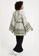 Kimono Kurz Damen Grün
