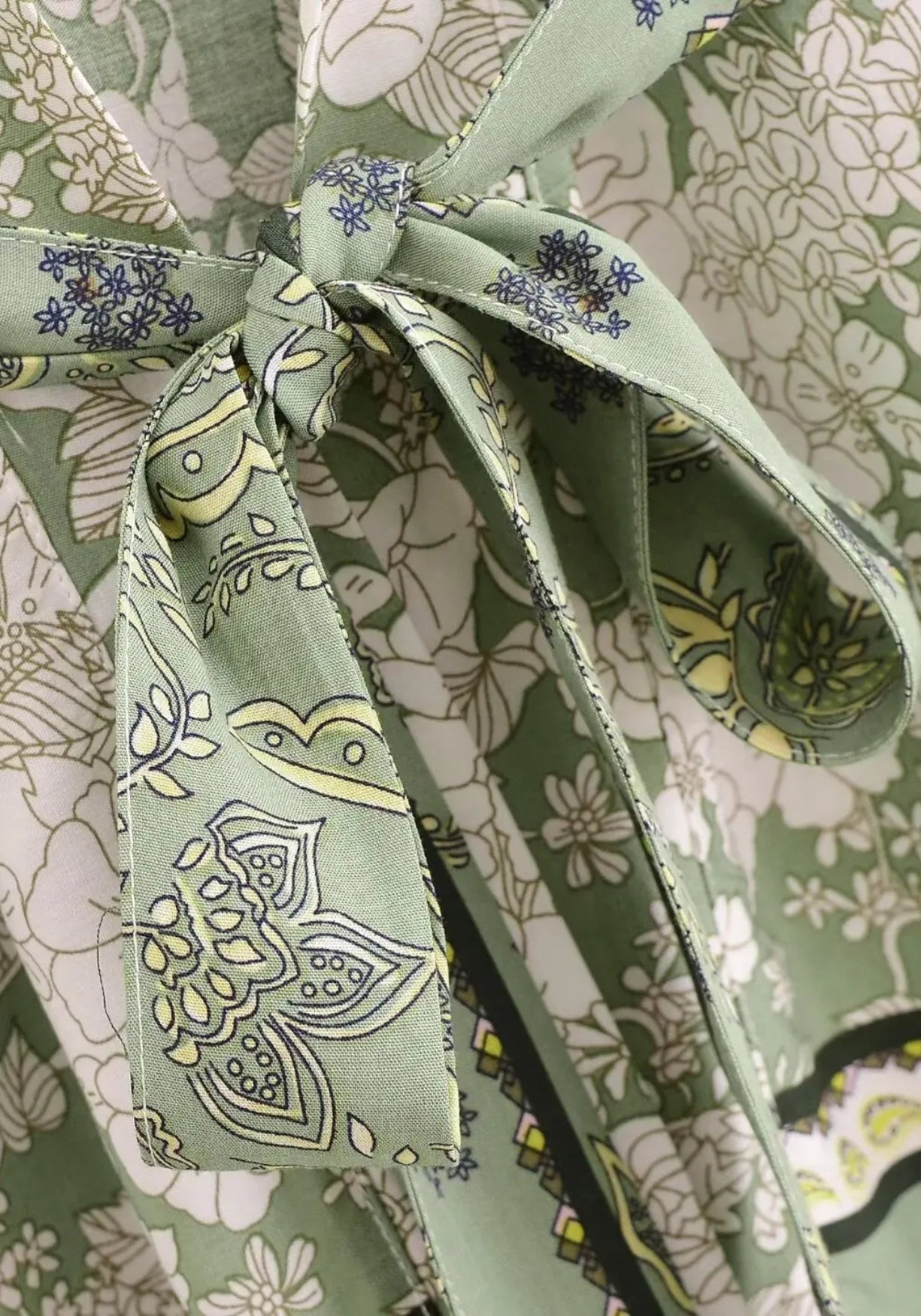 Kimono Kurz Damen Grün