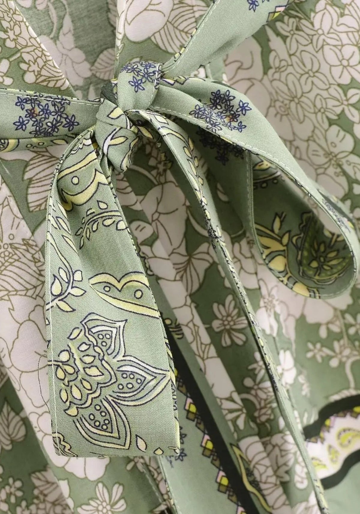 Kimono Kurz Damen Grün