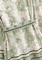 Kimono Kurz Damen Grün
