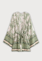 Kimono Kurz Damen Grün
