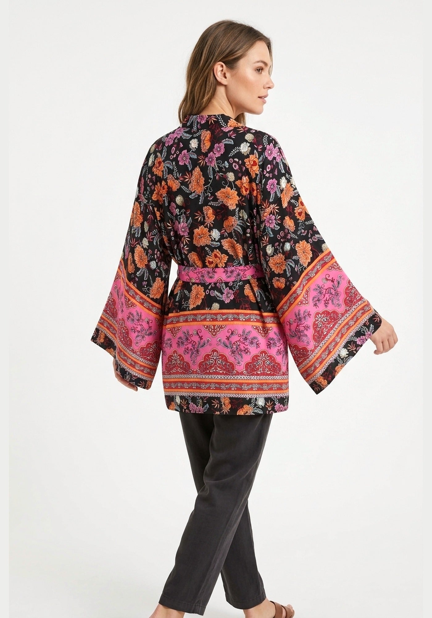 Kimono Kurz Schwarz