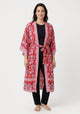 Kimono Lang Rot