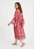 Kimono Lang Rot