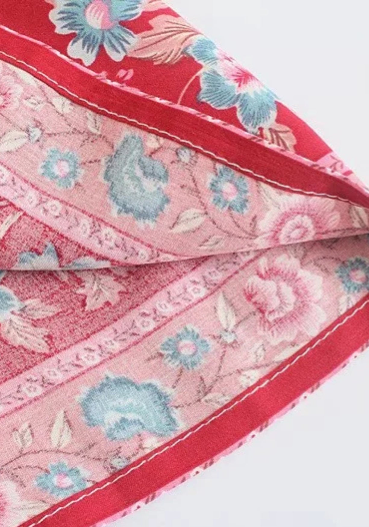 Kimono Lang Rot