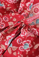 Kimono Lang Rot